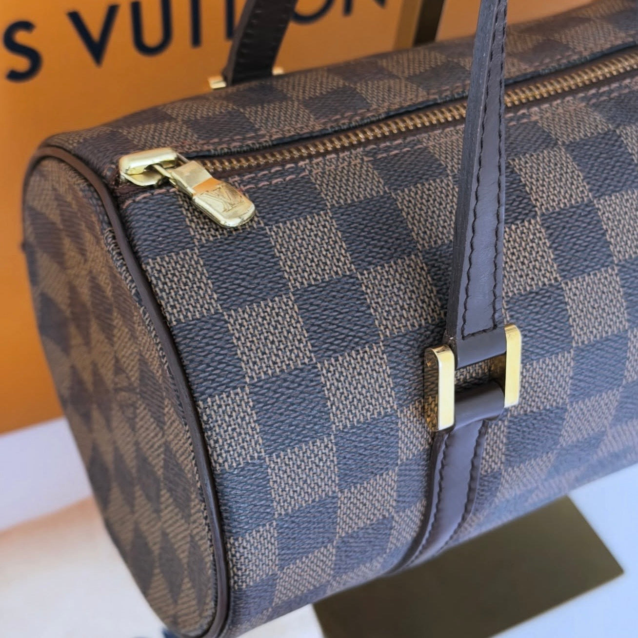 Louis Vuitton Papillon 26 Damier Ebène