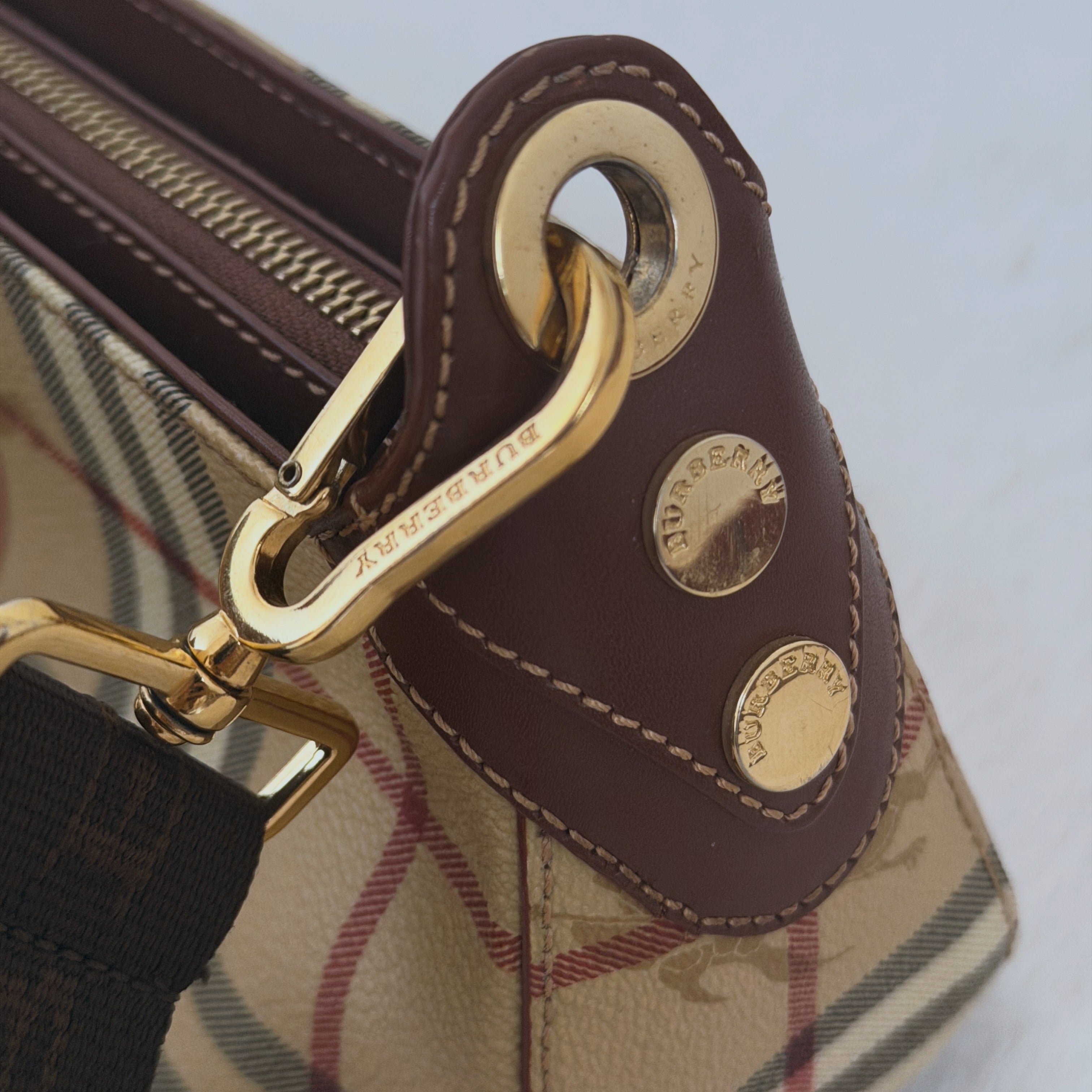 Burberry Haymarket Check Pochette