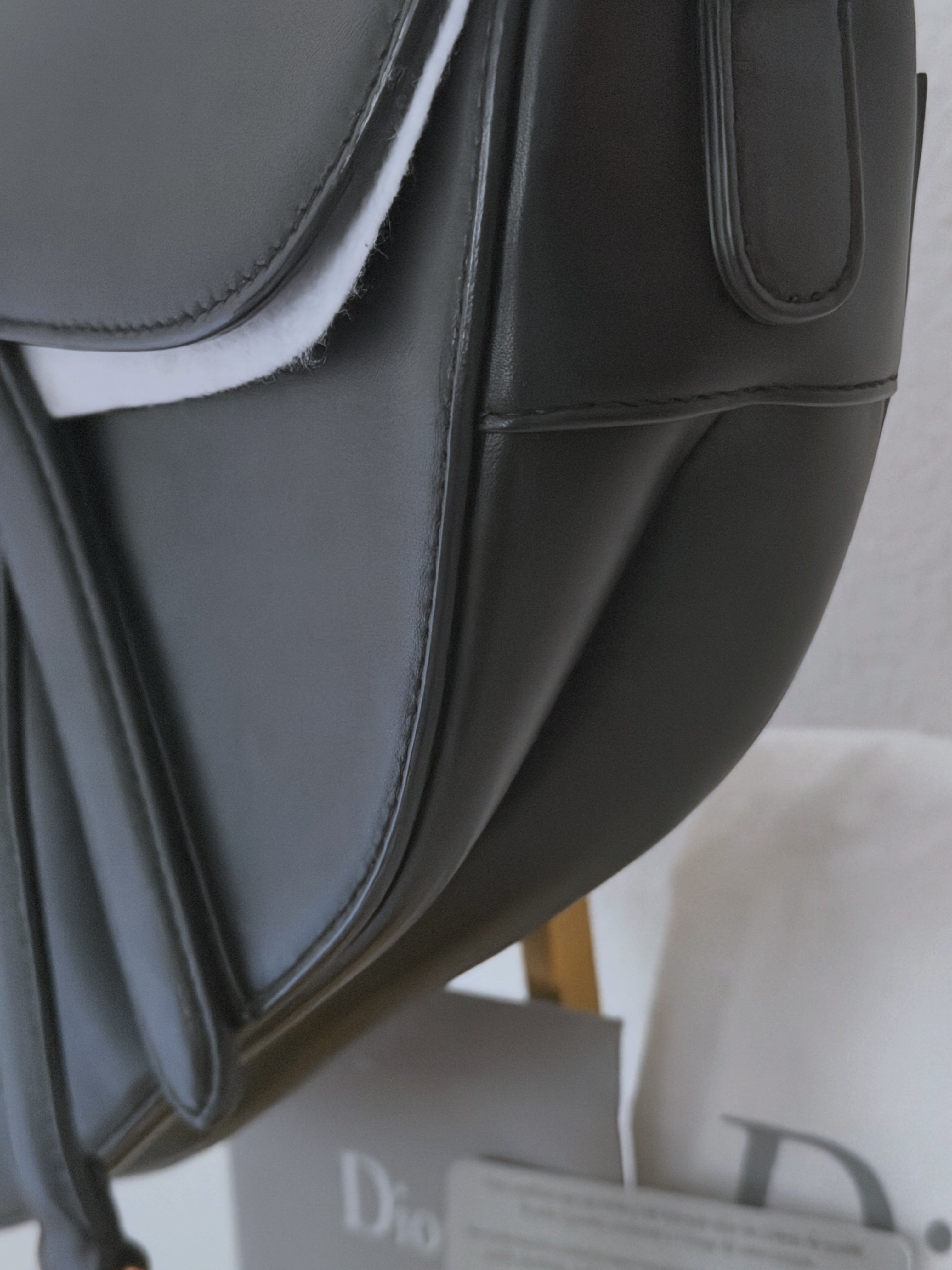 Dior Saddle Bag Black Calfskin
