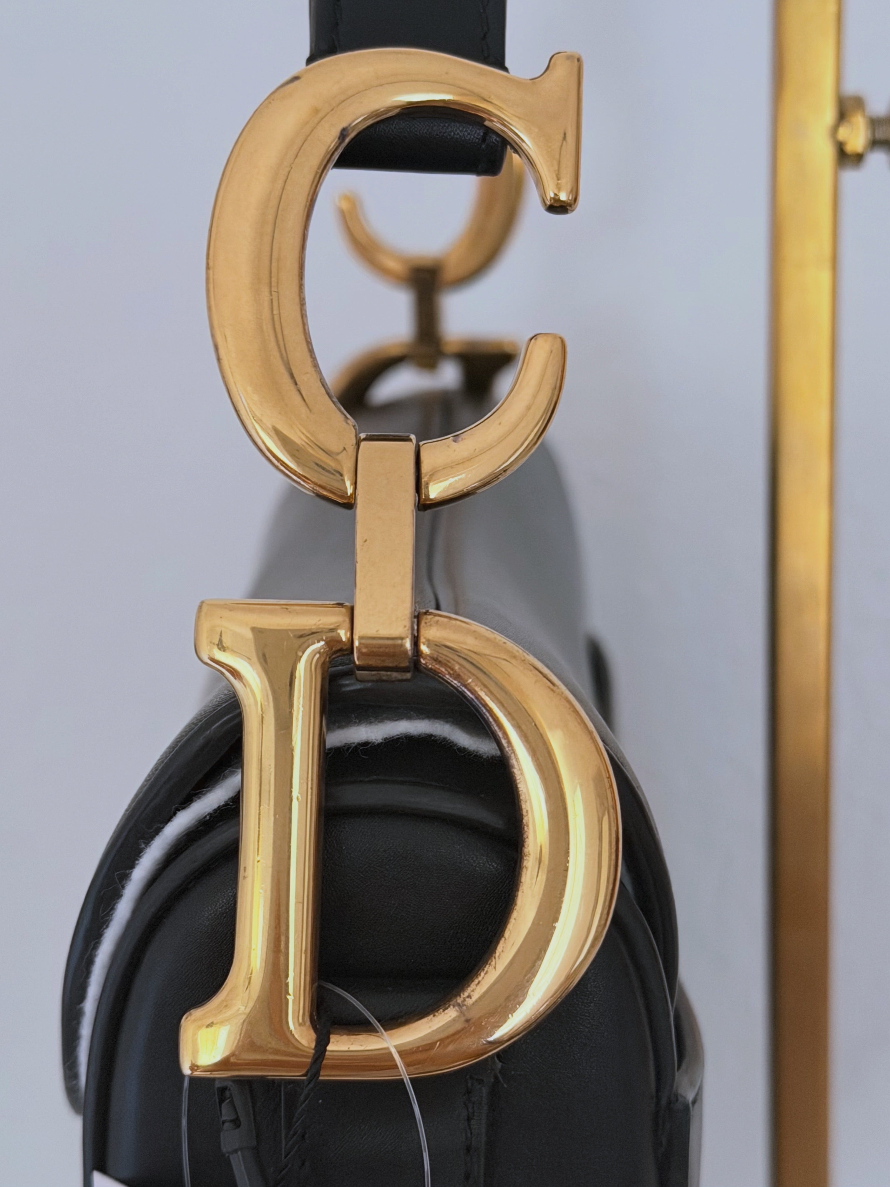 Dior Saddle Bag Black Calfskin