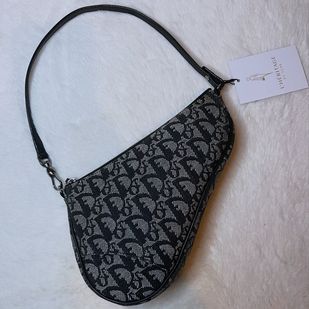 Dior Saddle Vintage Mini Black Full Set