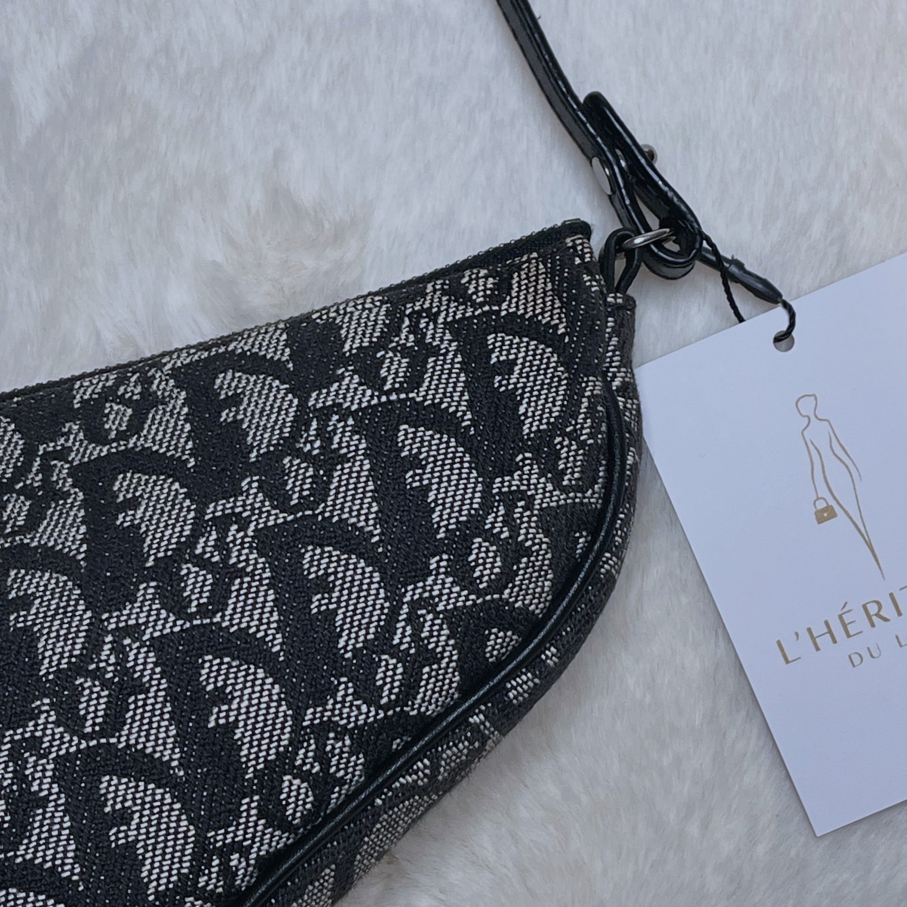 Dior Saddle Vintage Mini Black Full Set