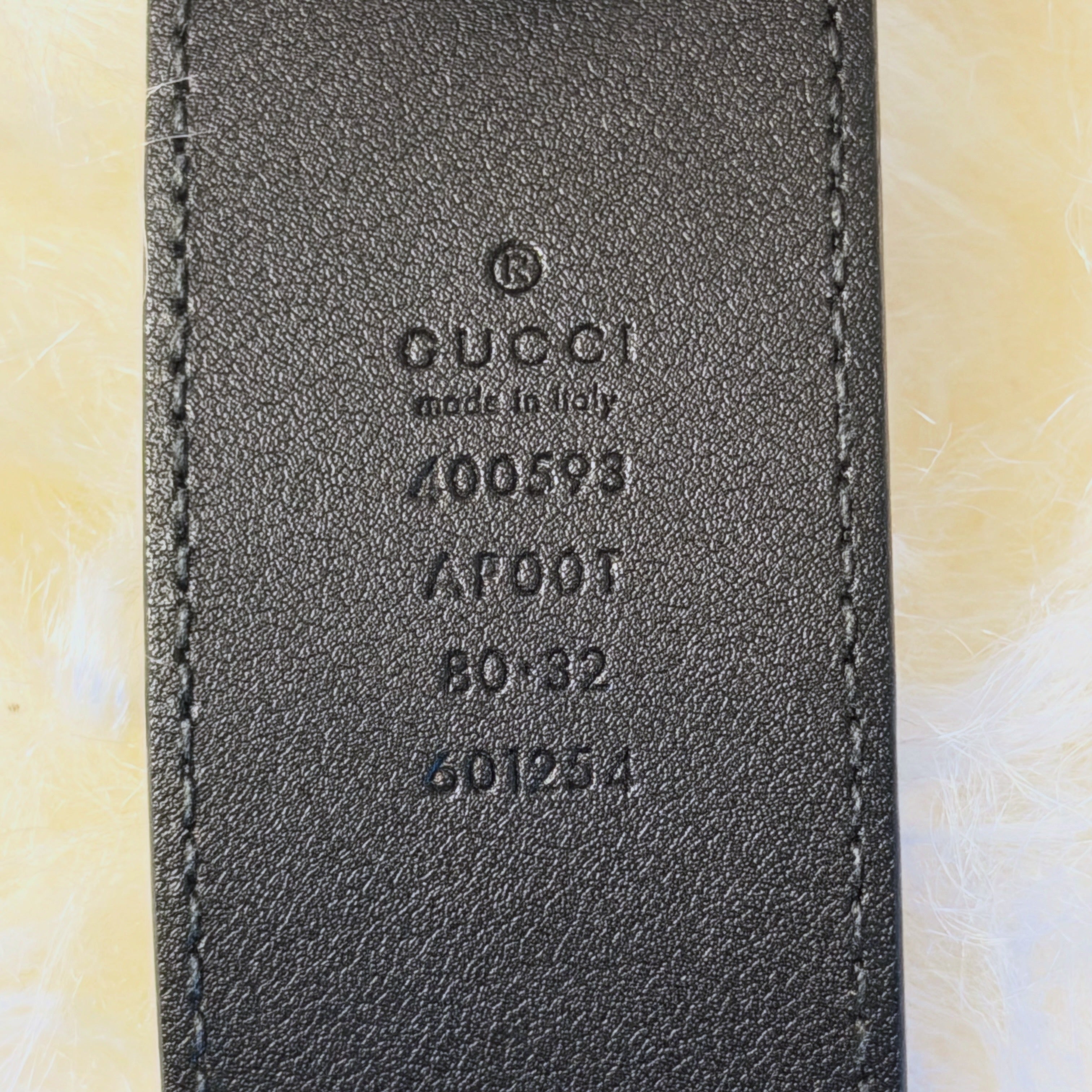 Gucci GG Marmont Wide Belt Black - T 80CM