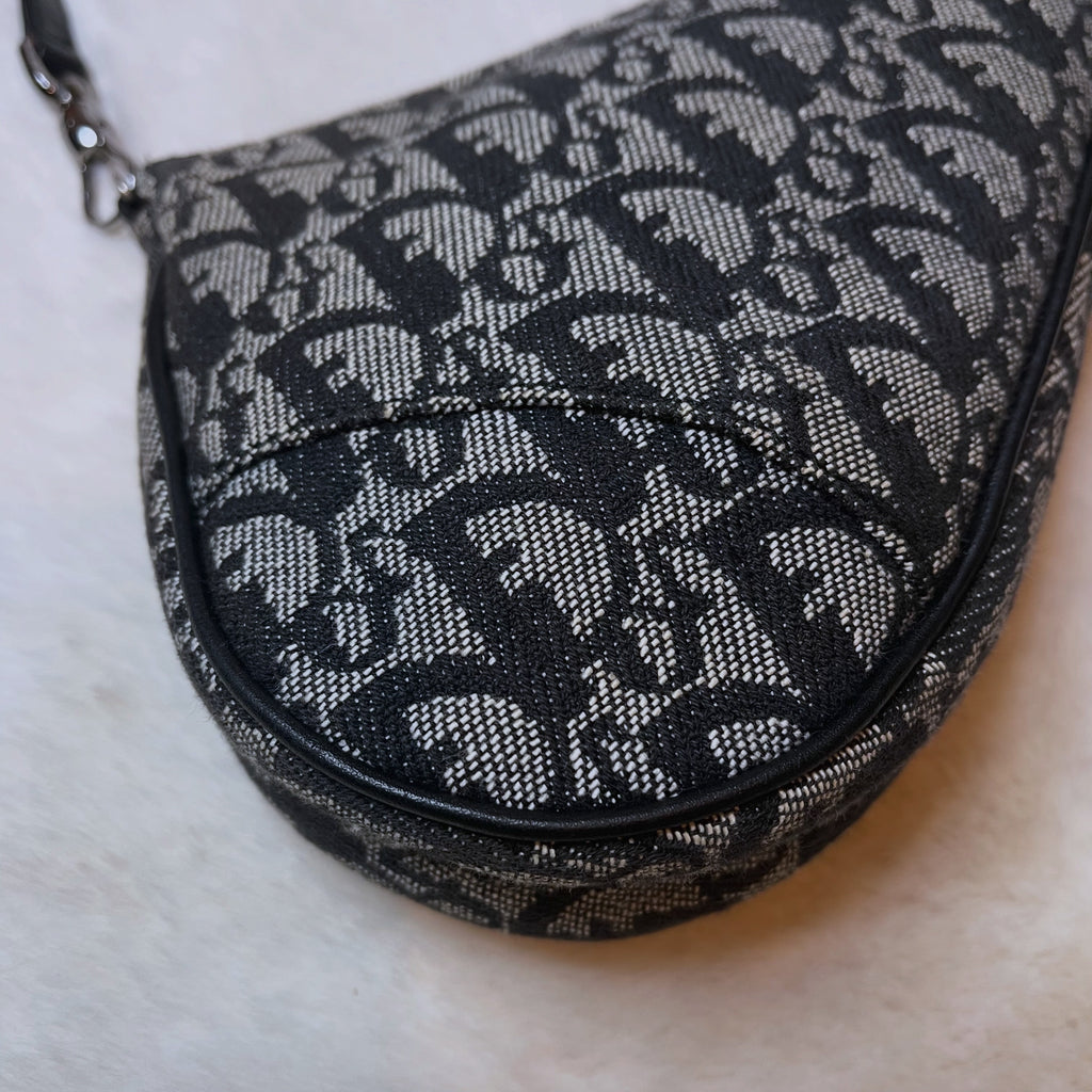 Dior Saddle Vintage Mini Black Full Set