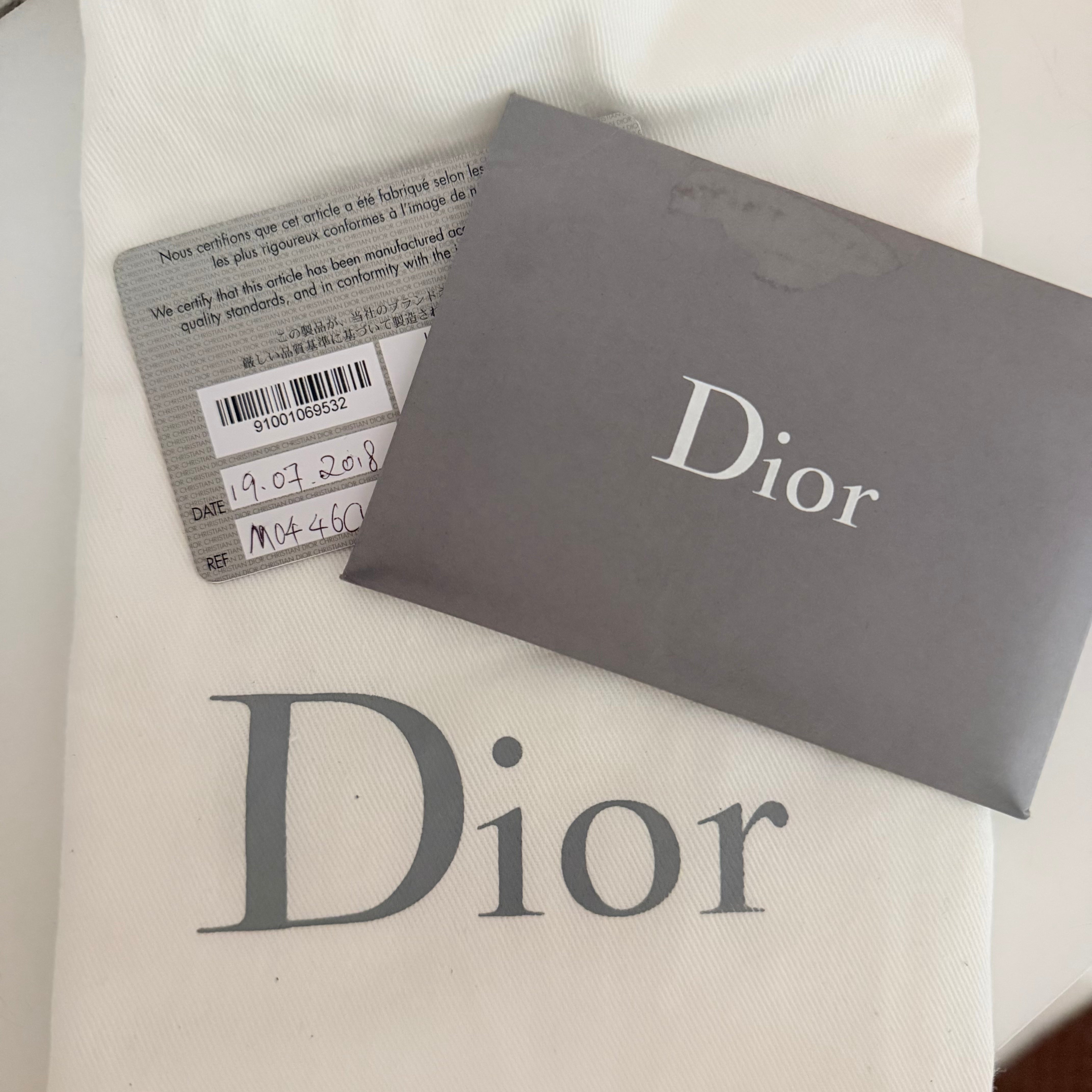 Dior Saddle Bag Black Calfskin