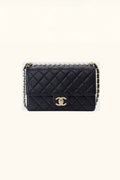 Chanel Chick Flap Pearls Goatskin Leather