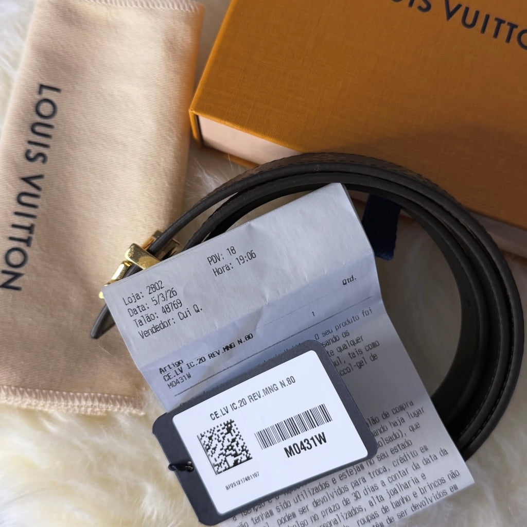 Cinto Louis Vuitton Full Set