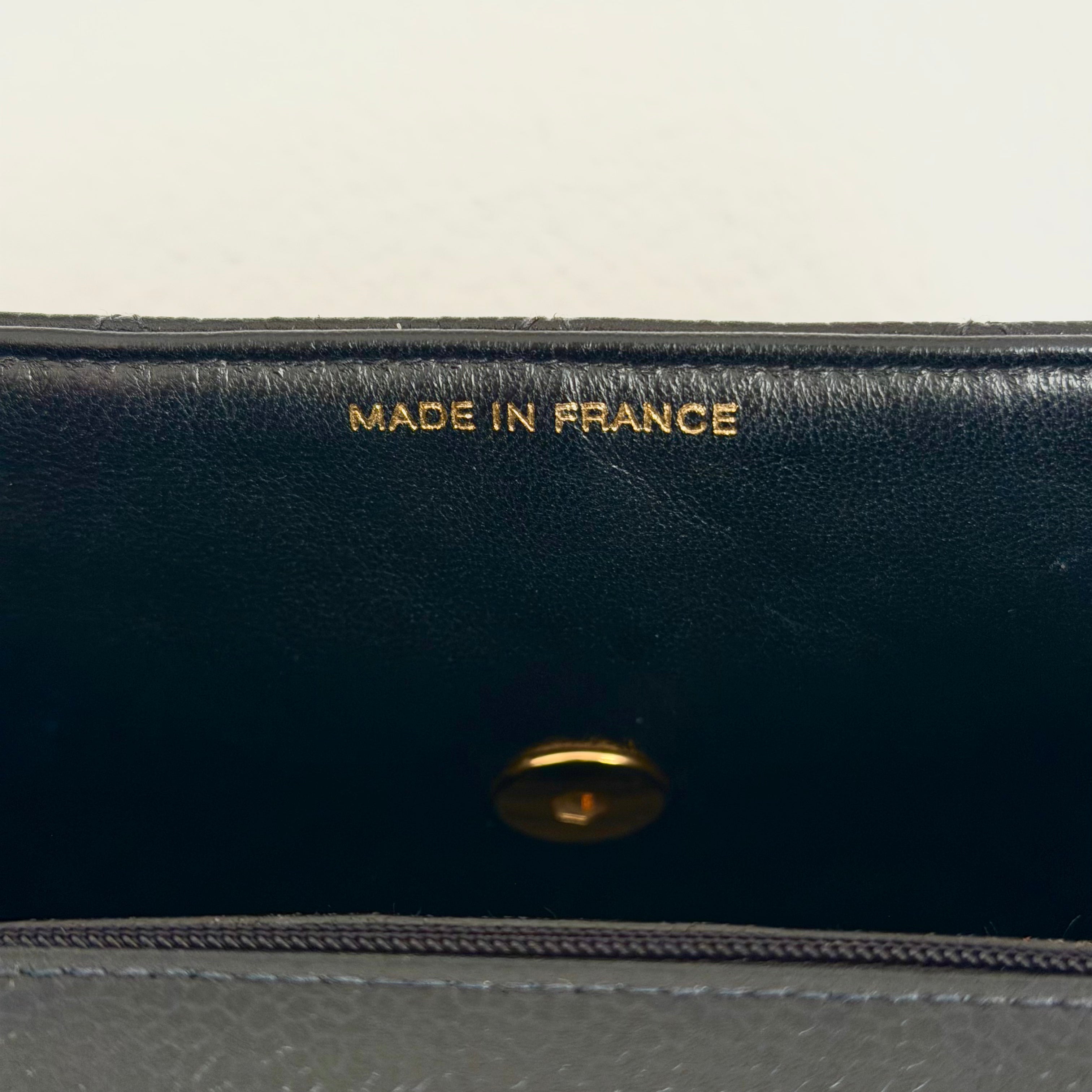 Chanel Kelly Caviar Leather 24k Gold-Plated Hardware