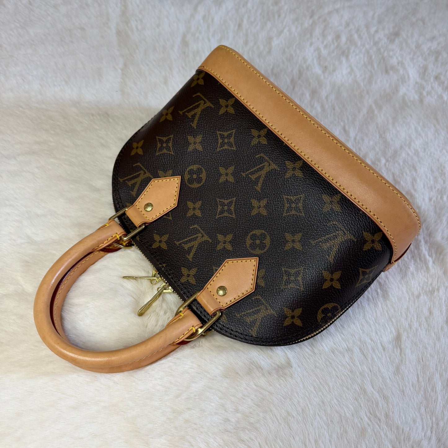 Louis Vuitton Alma BB Monogram Canvas Full Set