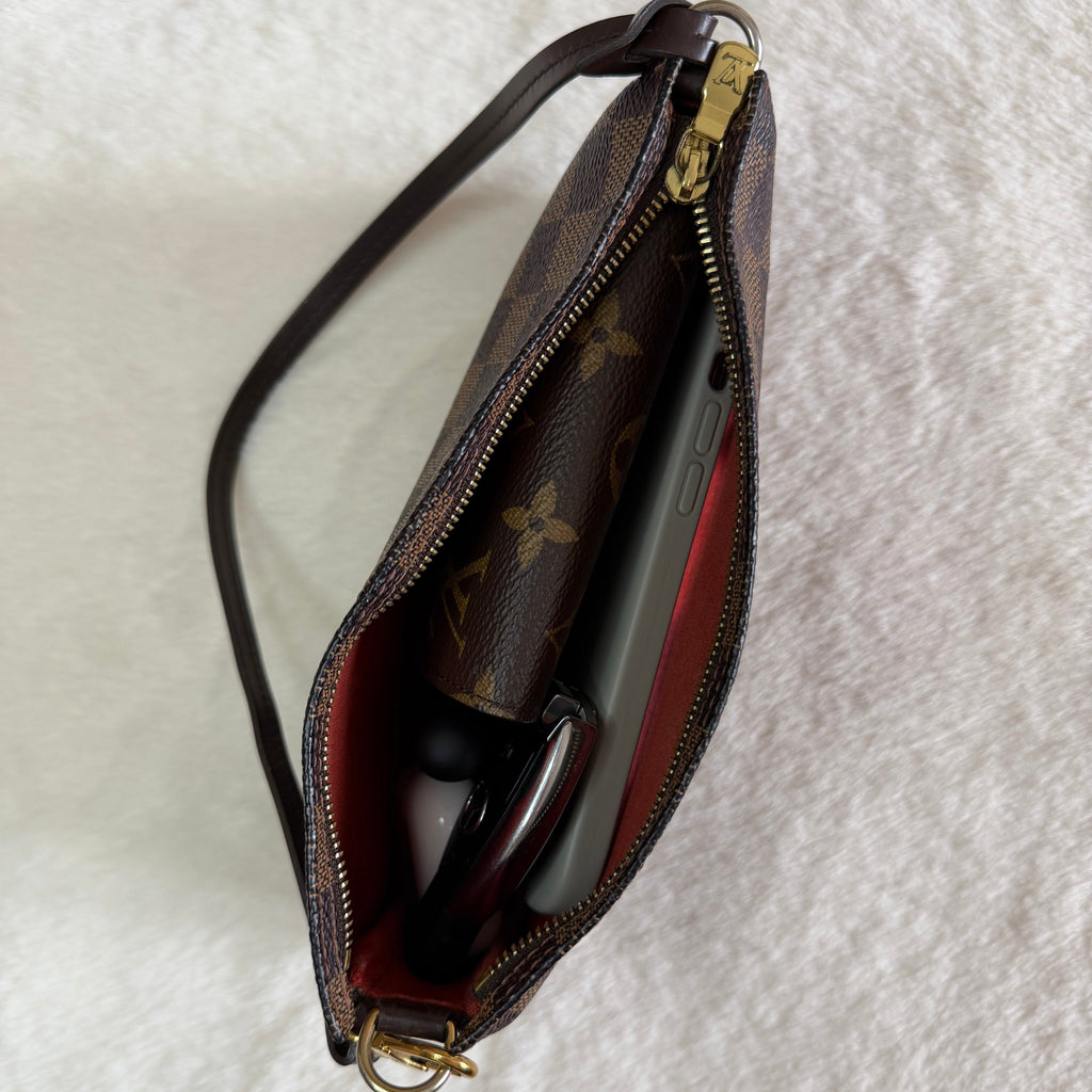 Louis Vuitton Pochette Navona Canvas Damier Ébène