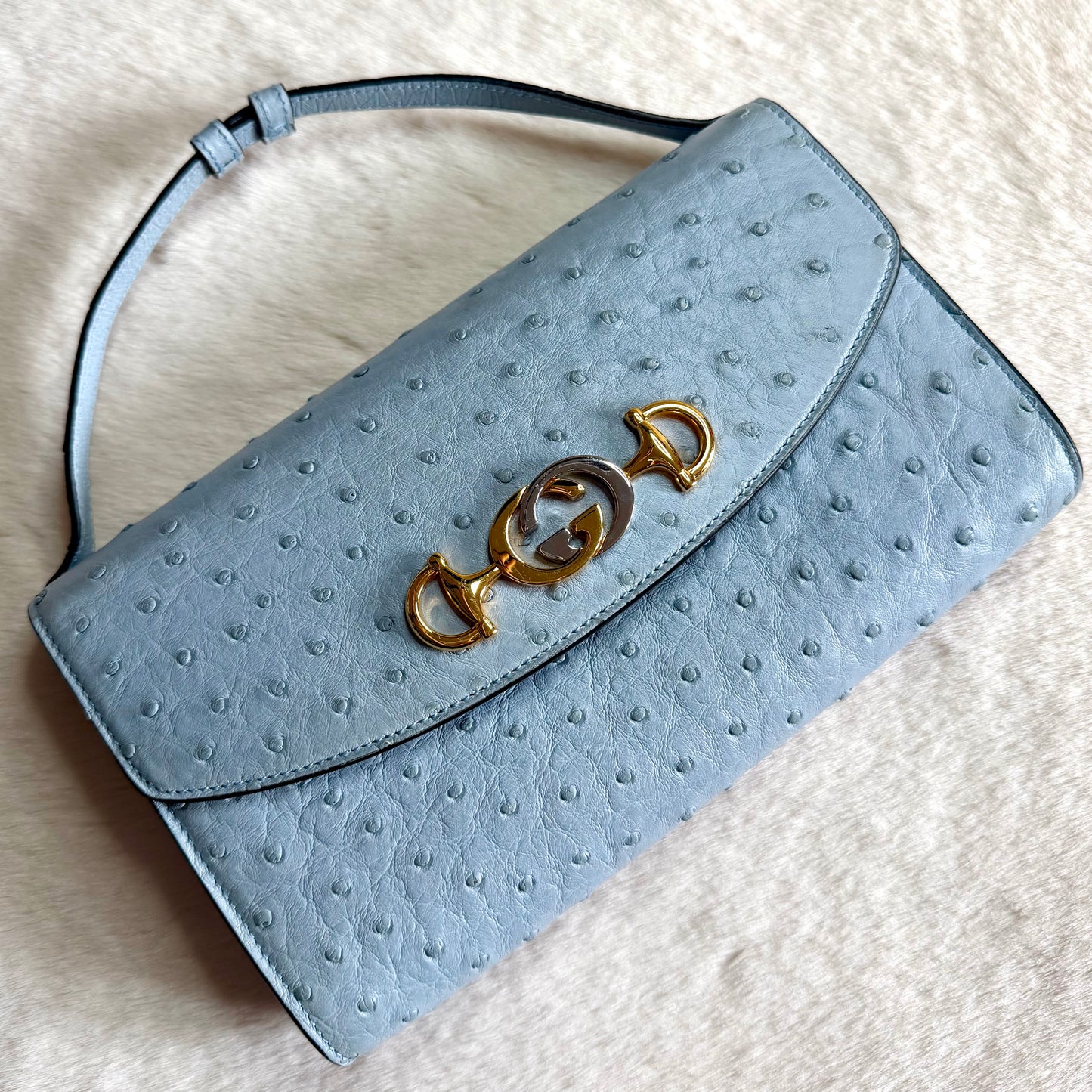 Gucci Zumi Ostrich Limited Edition