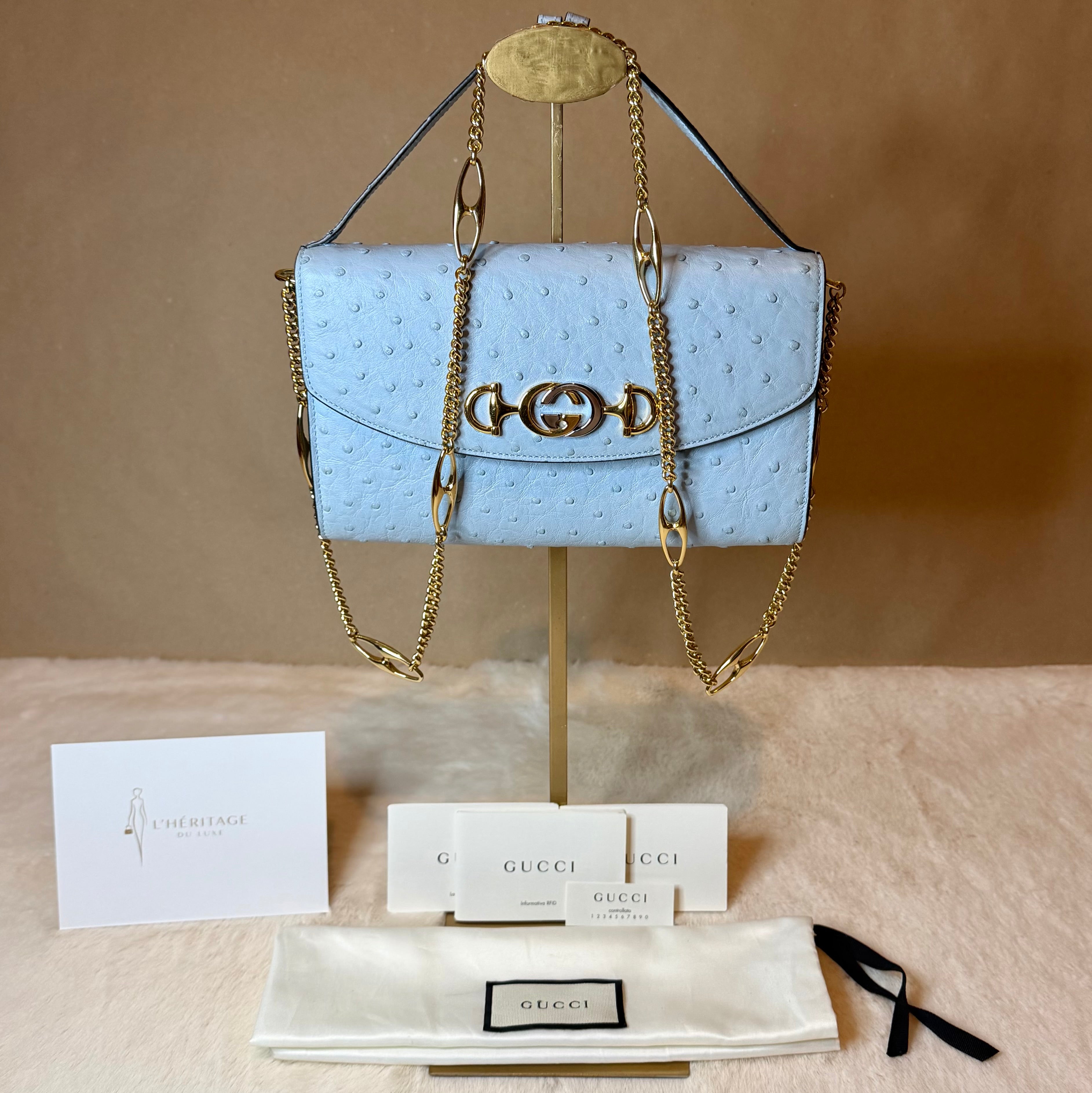 Gucci Zumi Ostrich Limited Edition
