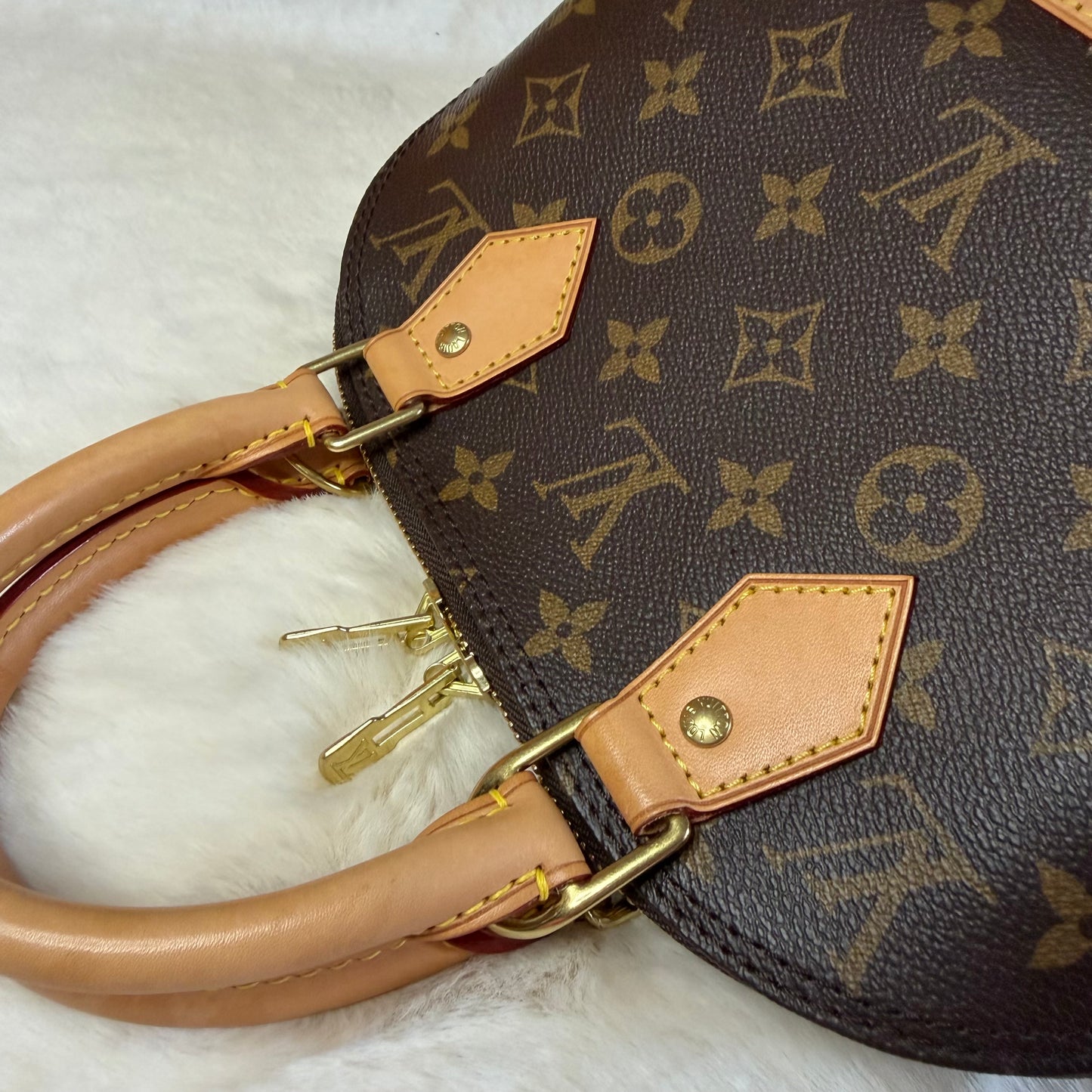 Louis Vuitton Alma BB Monogram Canvas Full Set